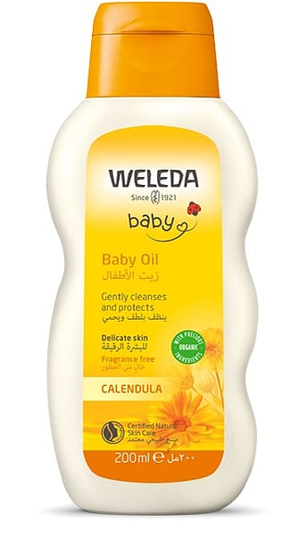Calendula Baby Oil Fragrance Free