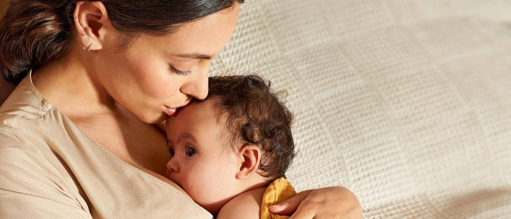 mom and baby