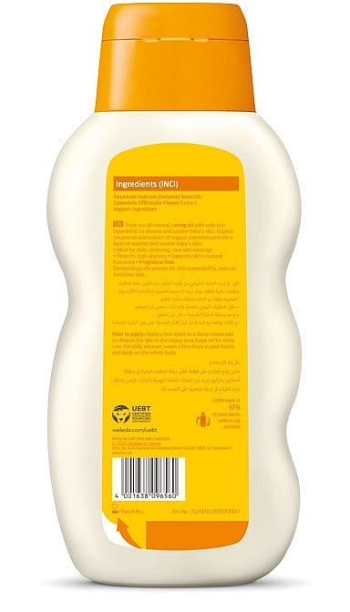 Calendula Baby Oil Fragrance Free