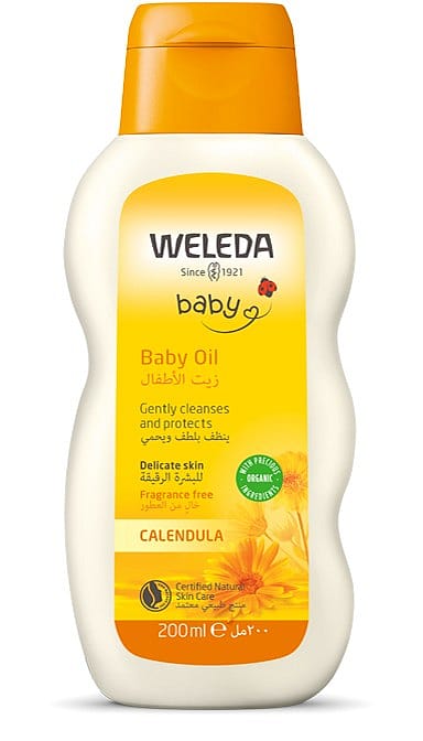 Calendula Baby Oil Fragrance Free